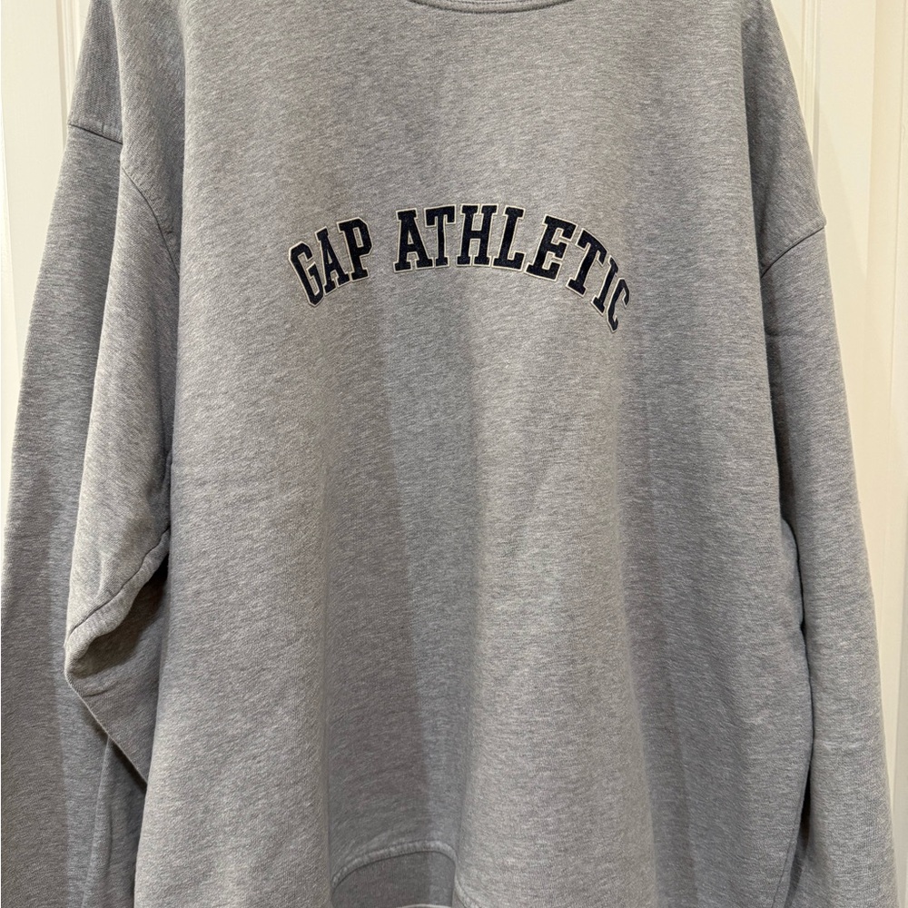 GAP Gray 'GAP ATHLETIC' Crewneck Sweatshirt
